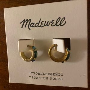 Madewell hoop earrings never worn